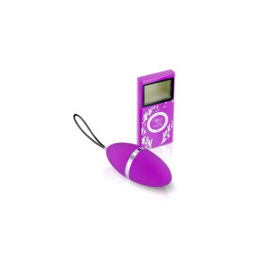 Oeuf vibrant violet 10 vitesses télécommande écran LCD 